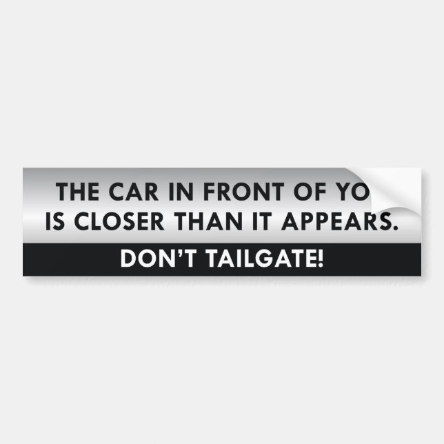 Tailgate. Bildekal (Framsidan)