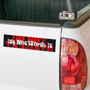 Tailgate Bumper-etikett Bildekal