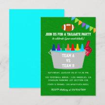 Tailgate Football Match Party Inbjudan