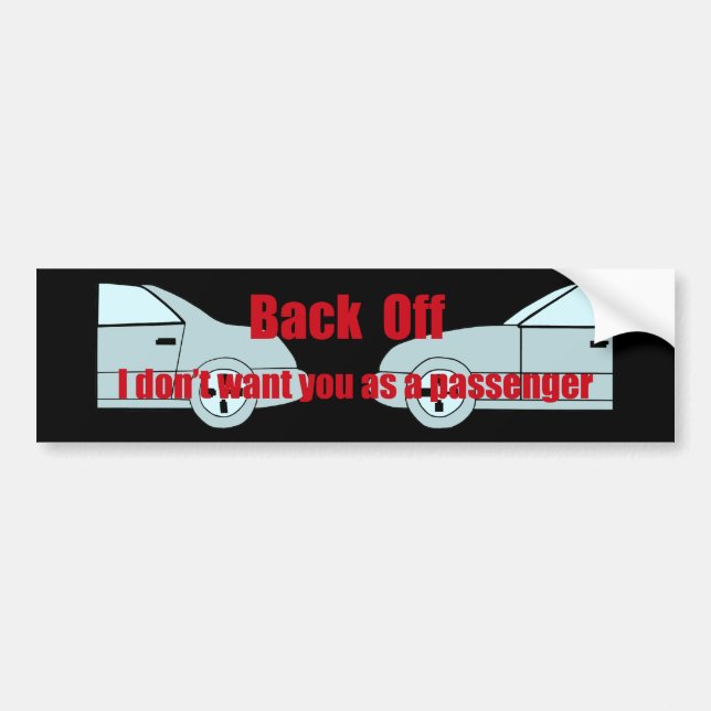 Tailgater Bumper Sticker Bildekal (Framsidan)