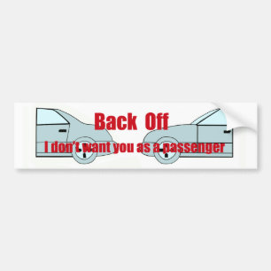 Tailgater Bumper Sticker Bildekal