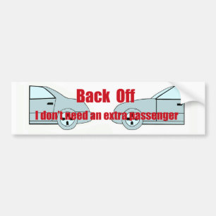 Tailgater Bumper Sticker Bildekal