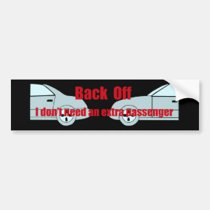 Tailgater Bumper Sticker Bildekal
