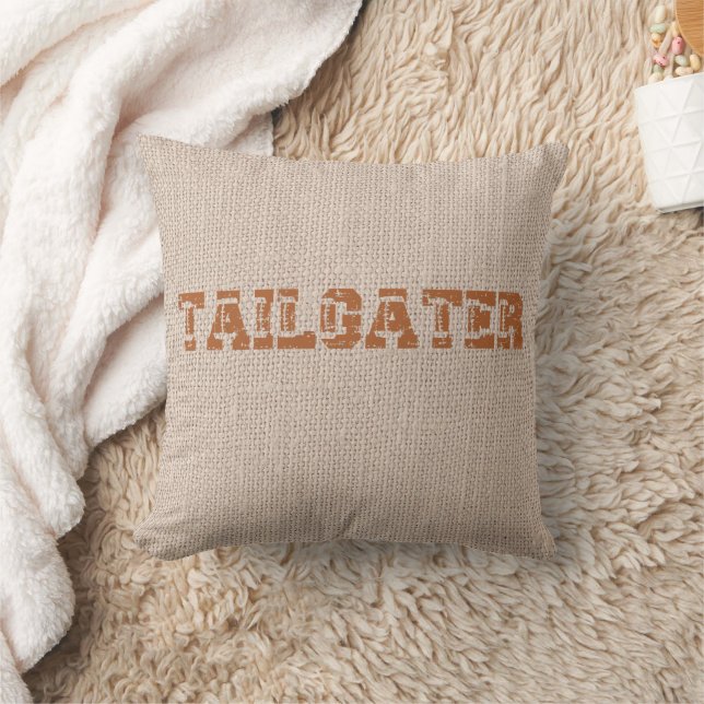 Tailgater Football Typography Kudde (Filt)