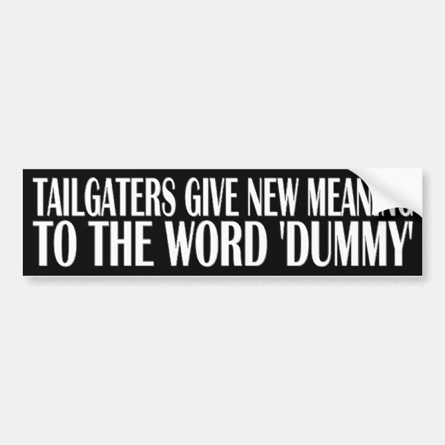 TAILGATERS = ATTRAPPER BILDEKAL (Framsidan)