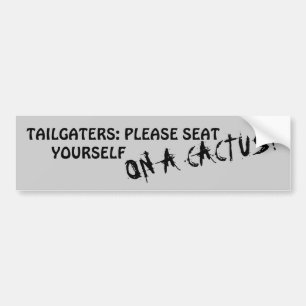 Tailgaters: Behaga placerar sig Yourself på en Bildekal