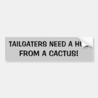 Tailgaters behov en kram från en kaktus