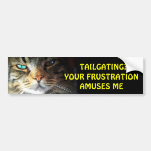 Tailgating? Din frustration roar mig den rikliga Bildekal
