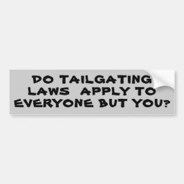 Tailgatinglagar, alla men dig? bildekal