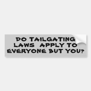 Tailgatinglagar, alla men dig? bildekal