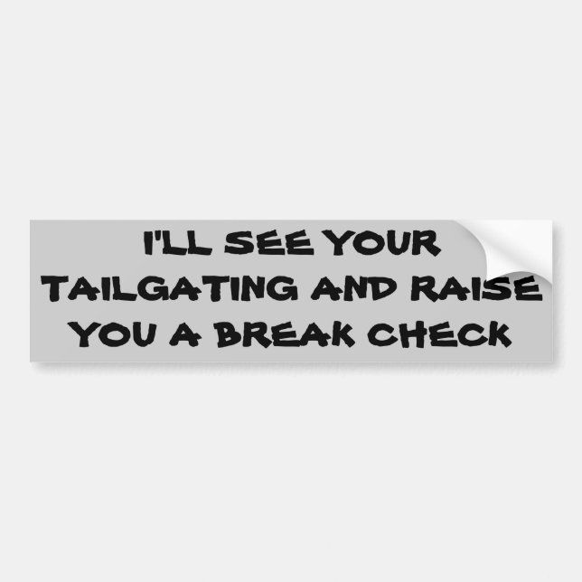 Tailgatingpoker? Bildekal (Framsidan)