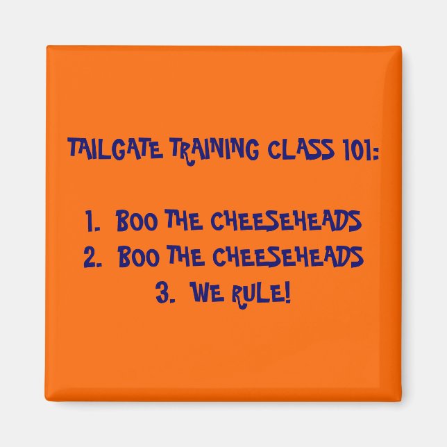 TAILGATUTBILDNING 101 MAGNET (Framsidan)