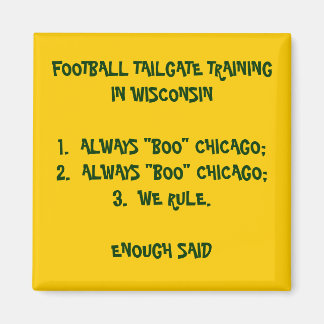 TAILGATUTBILDNING I WISCONSIN MAGNET
