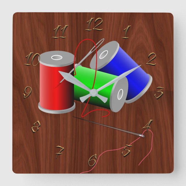 Tailor Fyrkantig Klocka (Framsida)