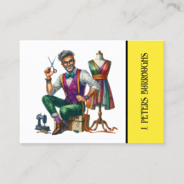 Tailor Sewing Visitkort