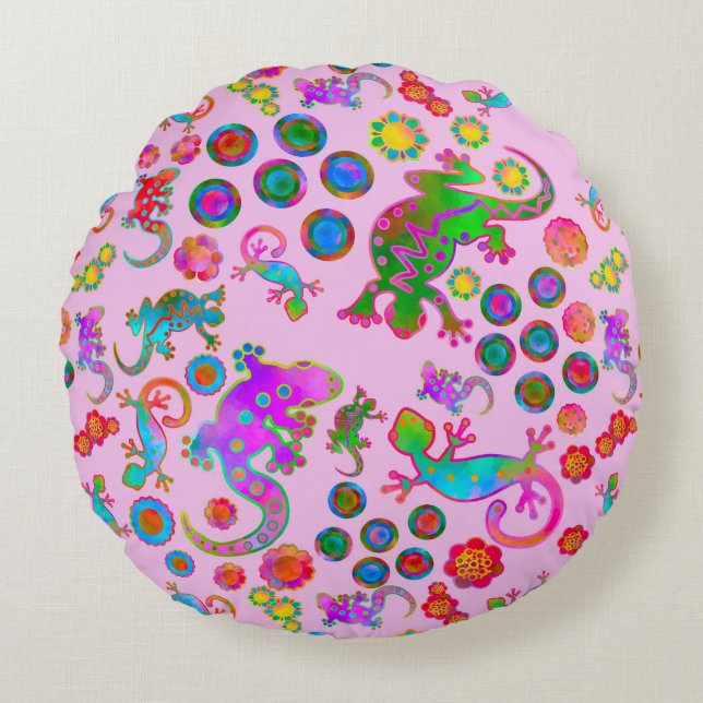 Tails from the Nursery at Dusk Rund Kudde (Framsidan)