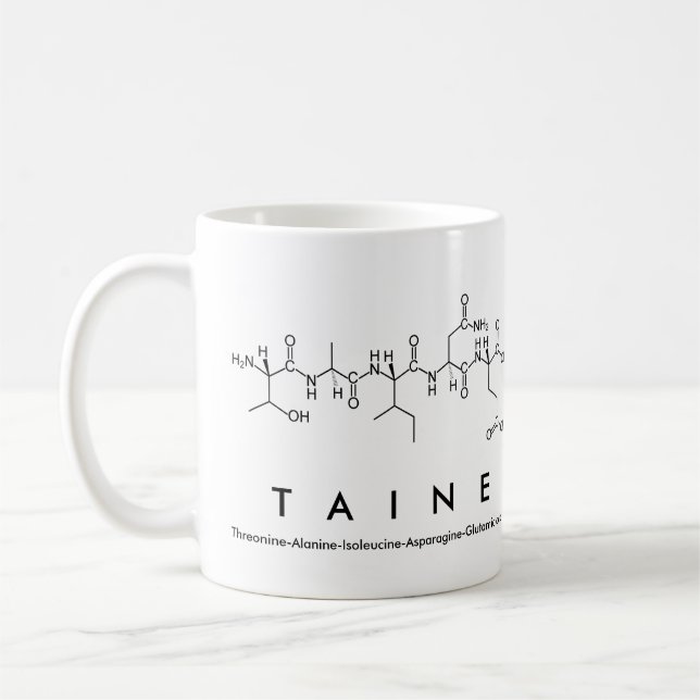 Taine peptide namn mugg (Vänster)