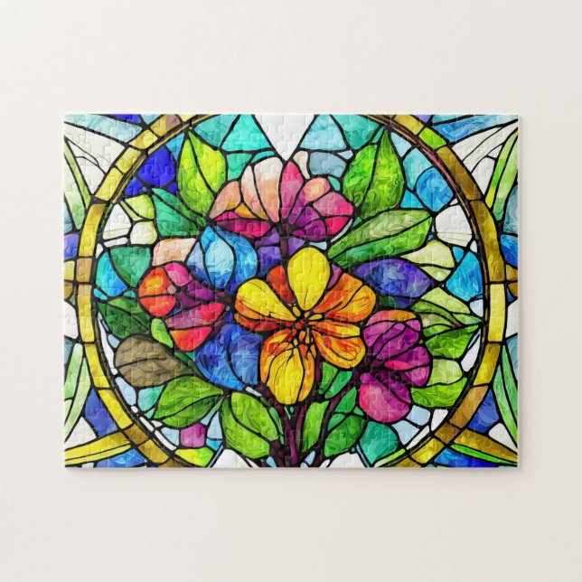 Tainless Flowers Bold and Vacker Jigszawa Puzzle Pussel (Horisontell)