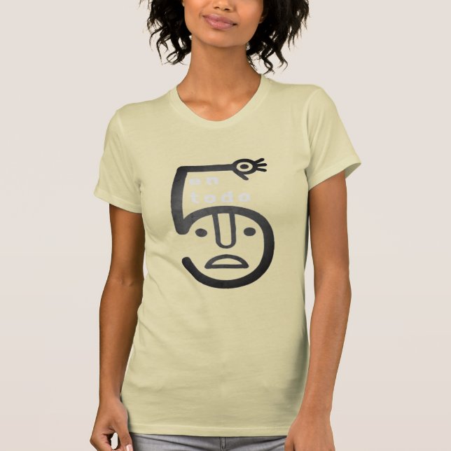 Taino 5 en todo t shirt (Framsida)