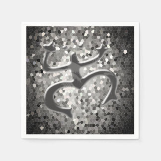 Taino Coqui Frog Pappra blöjor (svart/vitt) Pappersservett