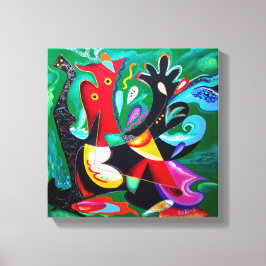 Taino Dance, Puerto Rico Art Canvastryck