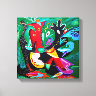 Taino Dance, Puerto Rico Art Canvastryck