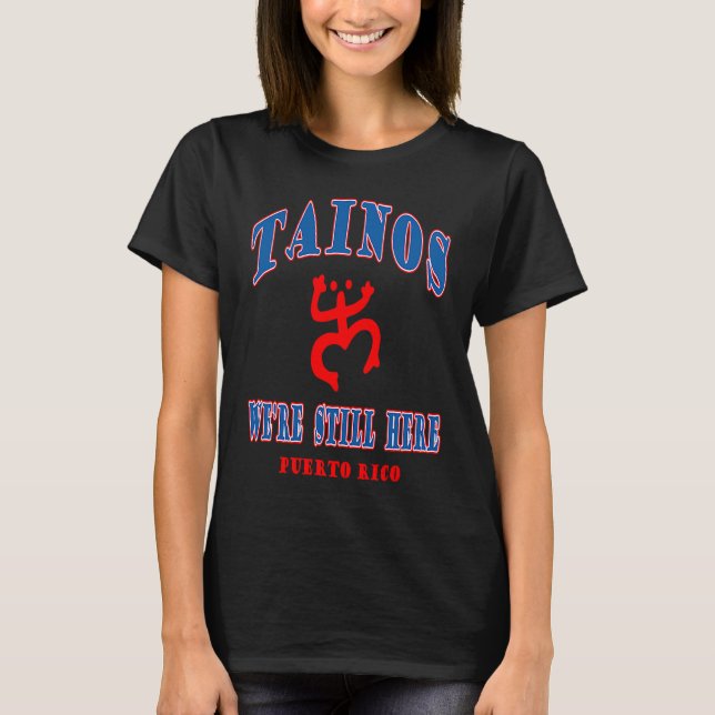 Taino Indian coqui tree frog from puerto rico T Shirt (Framsida)
