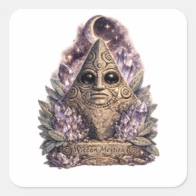 Taíno-inspirerad trepunkts-Cemí Mystisk Wicca