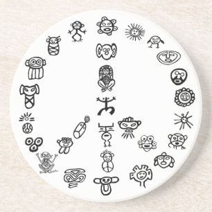 Taino Peace Underlägg Sandsten