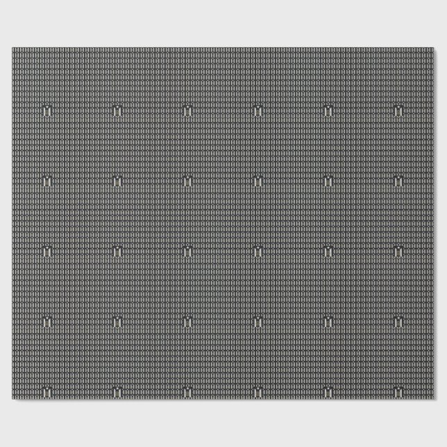 Taino Sol över Blk Wht Presentpapper (Platt)