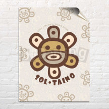 Taino Sol Puerto Rico Wall Art Download Poster
