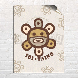 Taino Sol Puerto Rico Wall Art Download Poster