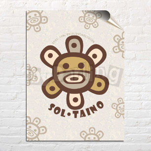 Taino Sol Puerto Rico Wall Art Download Poster