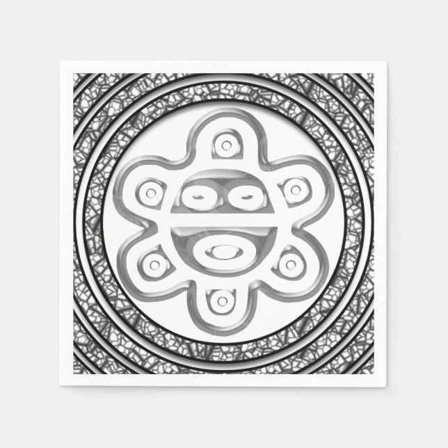 Taino Spiral Sol Napkins Pappersservett (Framsidan)