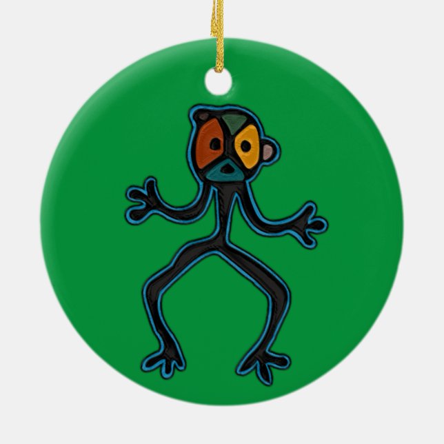 Taino Symbol Circle Ornament (Baksidan)