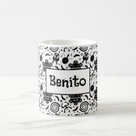 Taino Symbols Puerto Rico Culture Kaffemugg