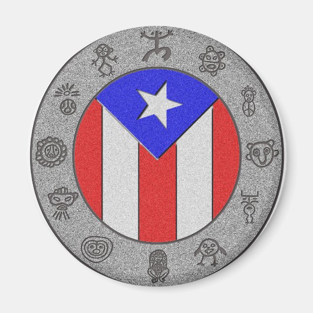 Taino Wheel Magnet (Framsidan)