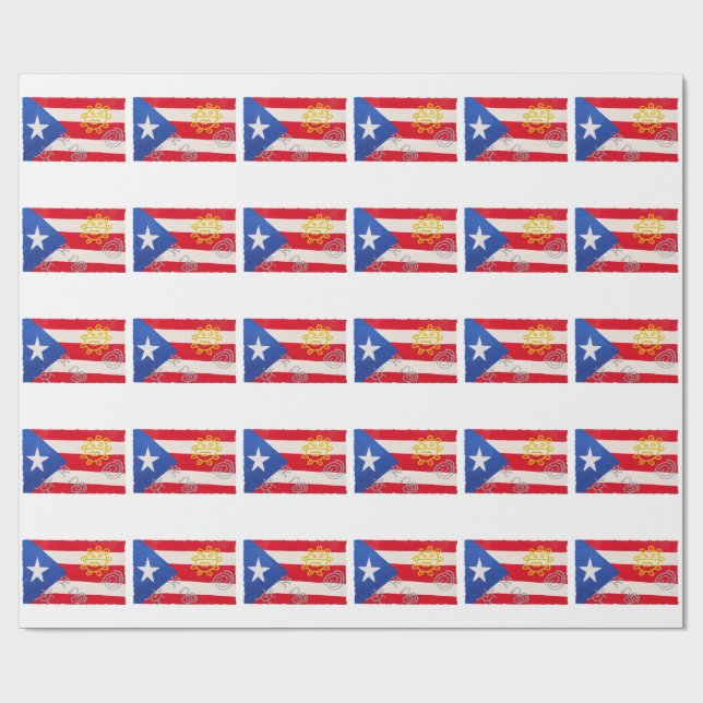 Tainos på flaggan AV Presentpapper (Platt)
