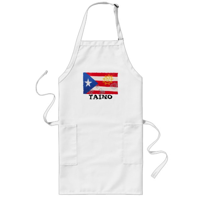 Tainos på flaggan OF Långt Förkläde (Framsidan)