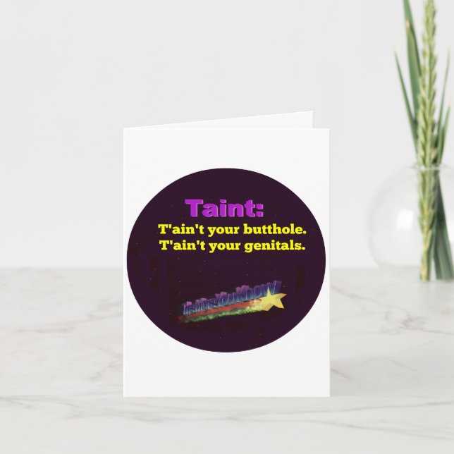 T'aint. Kort (Framsida)