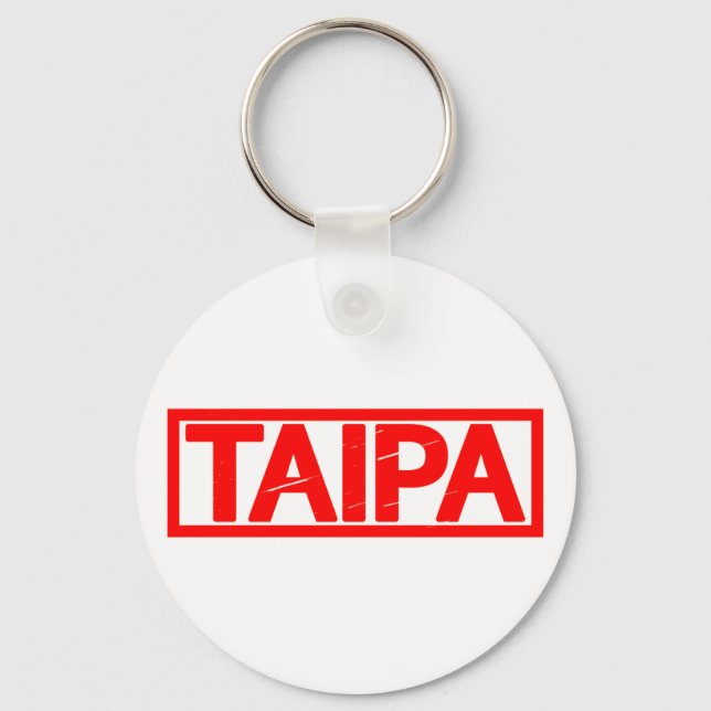 Taipa Frimärke Nyckelring (Framsida)