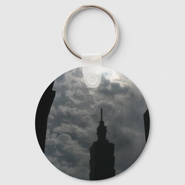 Taipei 101 Byggnad, Taiwan Nyckelring (Framsida)