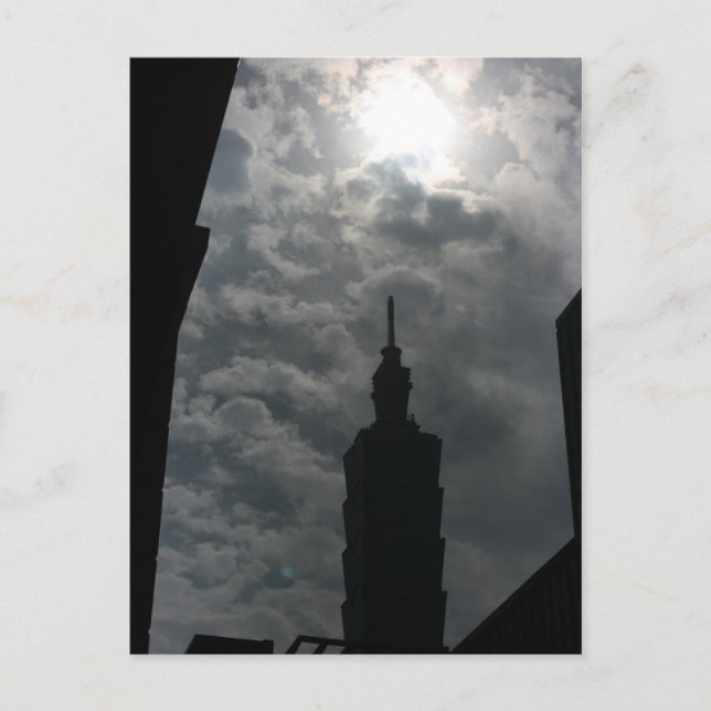 Taipei 101 Byggnad, Taiwan Vykort (Framsida)