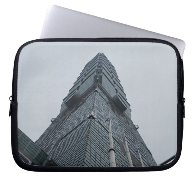 Taipei 101 Neoprene Laptop sleeve 10 tum (Framsidan)