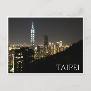 taipei 101 taiwan vykort