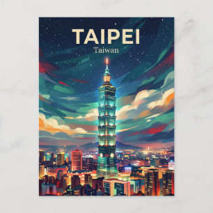 Taipei 101 Taiwan Vykort