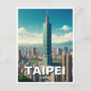 Taipei 101 Taiwan Vykort