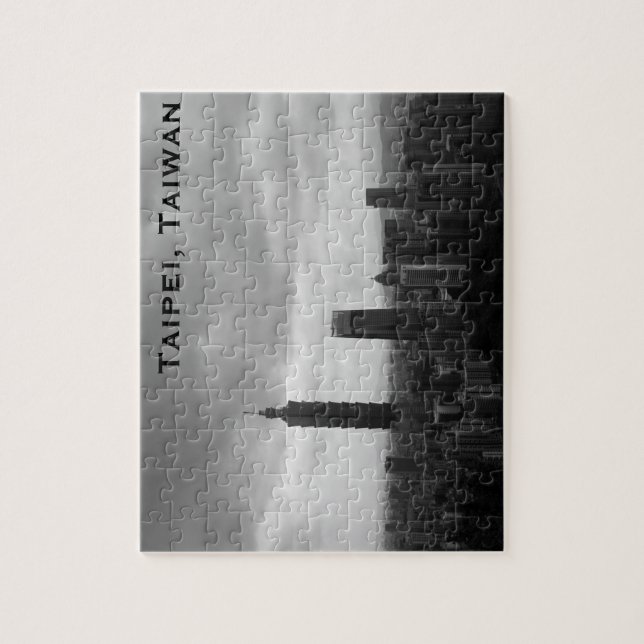 Taipei 101 Taiwans Puzzle Pussel (Vertikal)