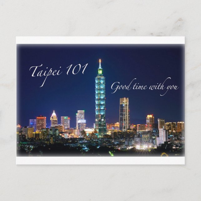 Taipei 101 vykort (Framsida)