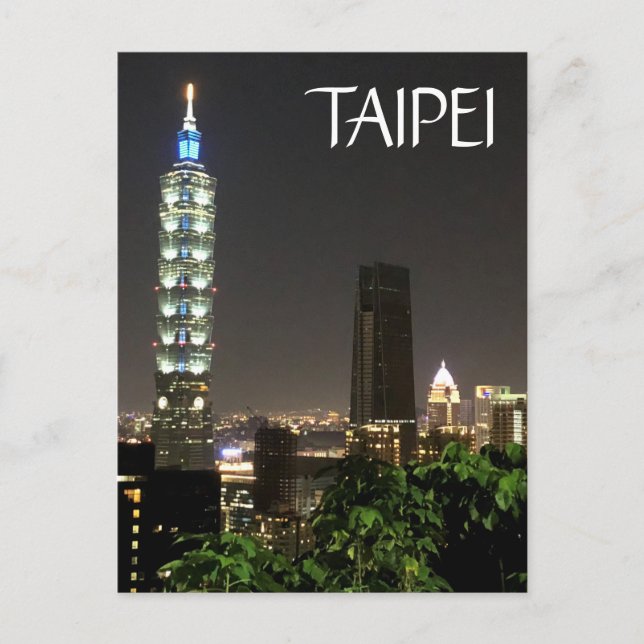 Taipei 101 vykort (Framsida)